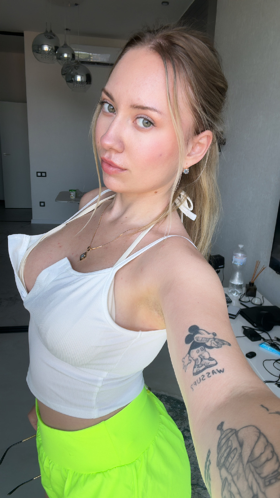 KateV in her underwear in Vaduz