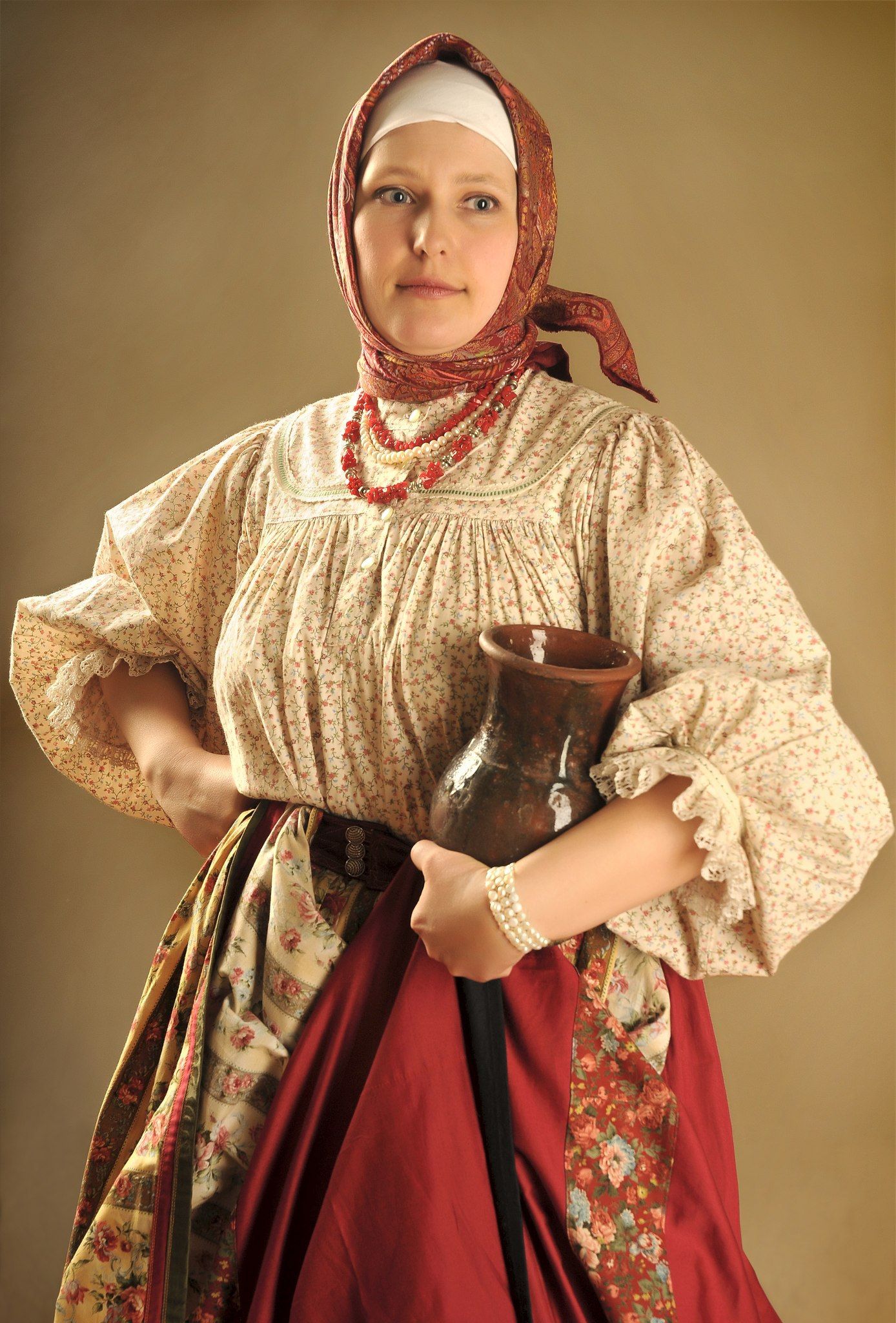 Girls in Slavic costumes in Vaduz