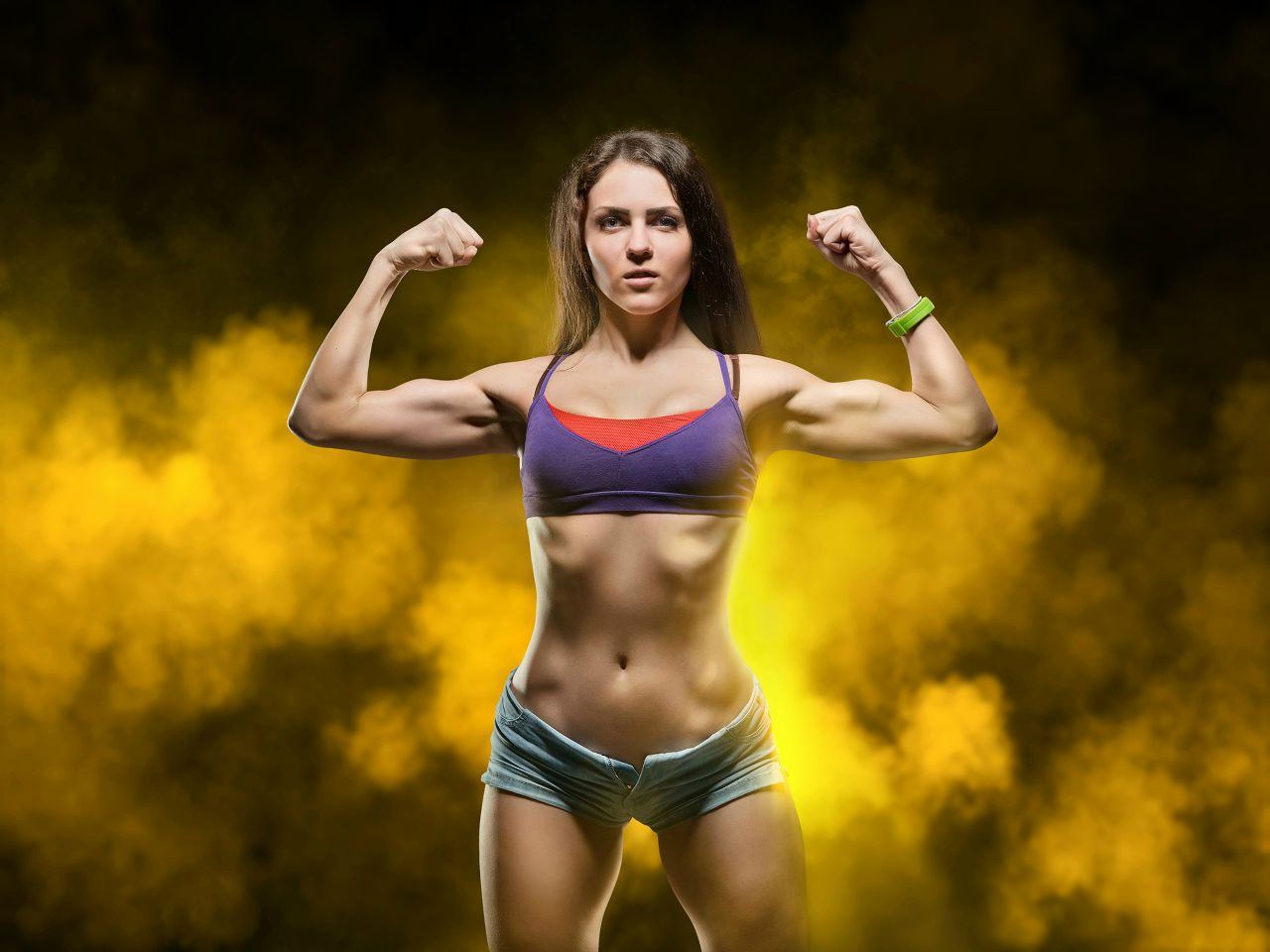 Athletic girls in Vaduz